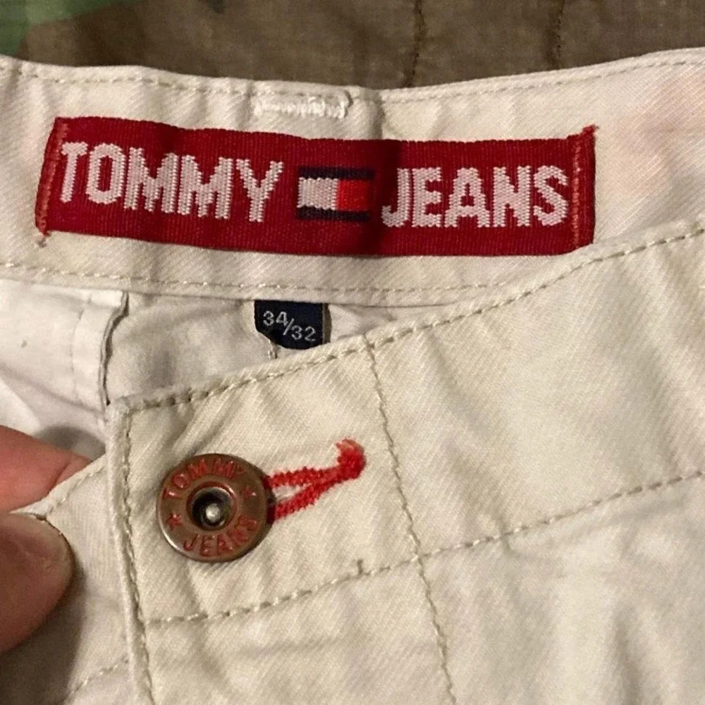 Tommy jeans‎ vintage 90s wide leg cargo pants baggy size 33/30.5